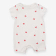 White Romper with Red Lobsters