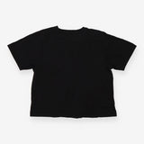 Cotton Frill T-shirt - Black