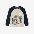 Busy streets raglan t-shirt