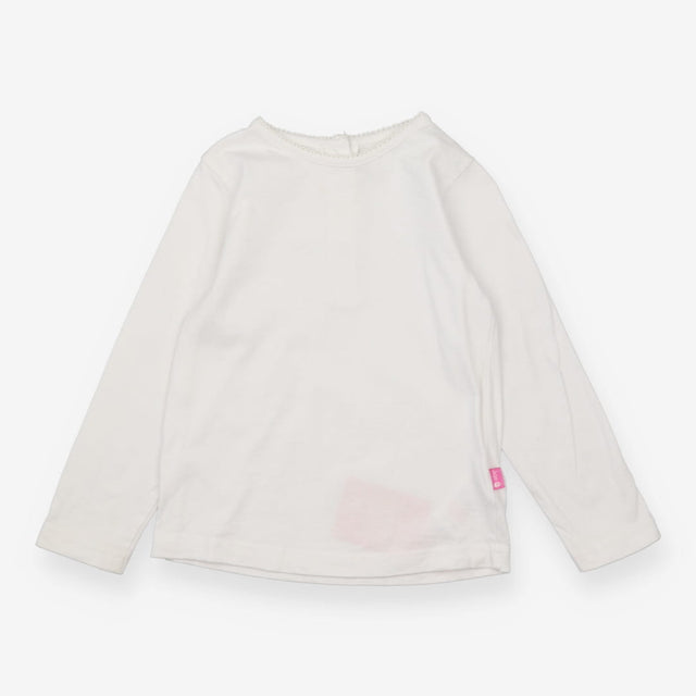 White long sleeve top