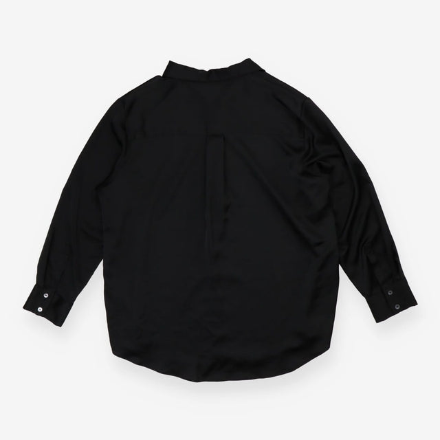 Black Satin Blouse