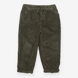 Trousers Cord Green Pull Ons