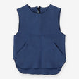 Cashmere Wool Blue Structured Vest – Women’s Winte