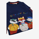 T-shirt Navy Grow Your Own Pumpkin T-shirt