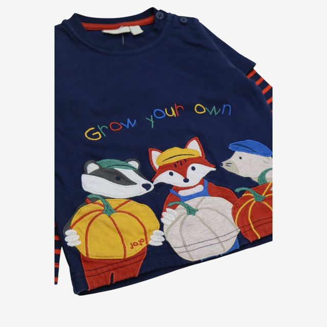 T-shirt Navy Grow Your Own Pumpkin T-shirt