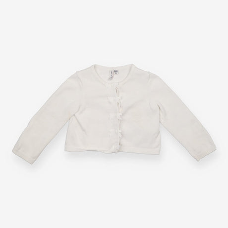 Cardigan White Bows