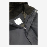 Waterproof Navy Rain Jacket with Detachable Hood