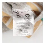 Leggings Knit Grey Striped Cat