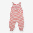 Dungaree pink white stripe cat