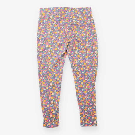 Leggings Dark Blue Floral Organic Cotton