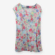 Floral Short Sleeve Tunic Top Multicolour