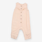 Cream Striped Romper
