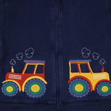 Hoodie Zip Navy Tractor & Trailer Reversible