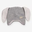 Grey Knit Hat with Bunny Ears