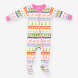 Sleepsuit zip fairisle