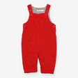 Cord Dungaree Red Front Pocket and Stars on Knees