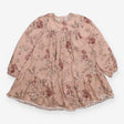 Dress long sleeve pink floral