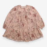 Dress long sleeve pink floral