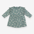 Dress LS jersey green goats