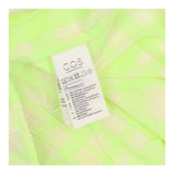 Top Green Gingham Seersucker Frill Sleeve