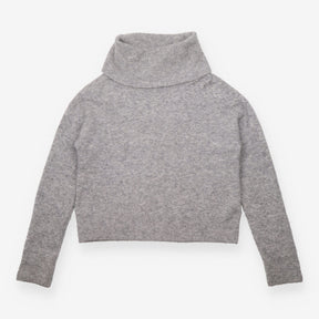 Jumper Grey Melange Oversized Soft Brushed Knit