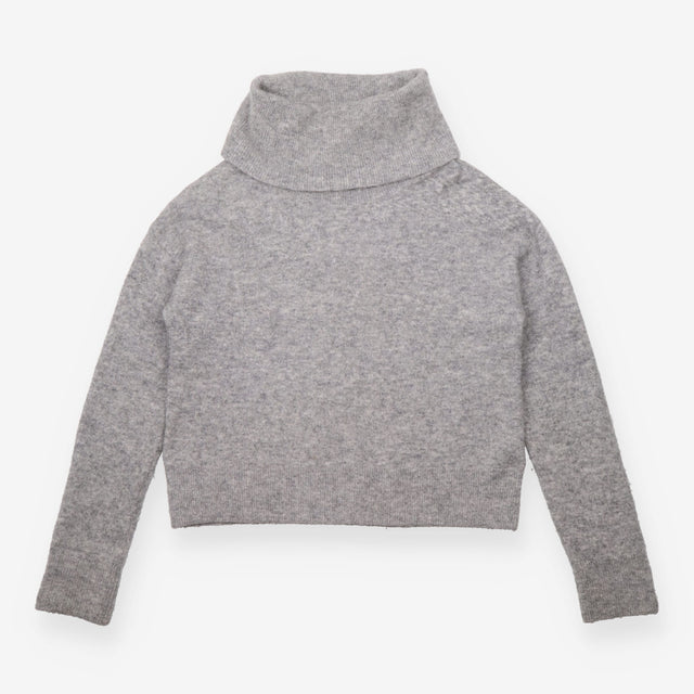 Jumper Grey Melange Oversized Soft Brushed Knit