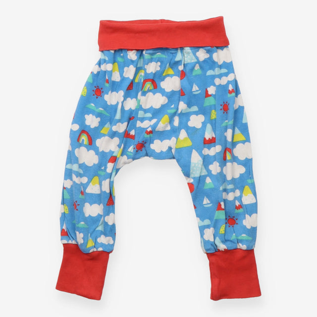 Parsnip pants blue mountains cloud rainbow