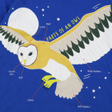 Blue Flying Owl Long Sleeve