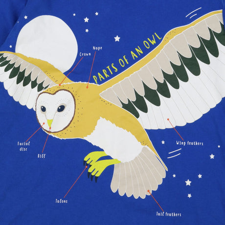 Blue Flying Owl Long Sleeve