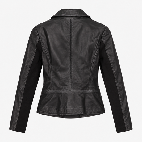 Black Leather Biker Jacket