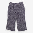 Astrid Crop Trousers navy with cream dots