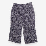 Astrid Crop Trousers navy with cream dots