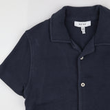 Charcoal Ribbed Button Shirt