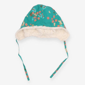 Sherpa Lined Hat Green Bunny