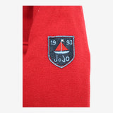 Duffle Coat Red Padded Striped Lining
