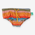 Striped Swim Nappy