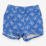 Shorts blue white flowers