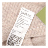 Jumper Taupe Pure Cashmere V-Neck Relaxed Fit