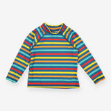 Rash vest rainbow striped