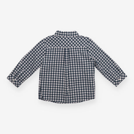Shirt Long Sleeve Blue Check