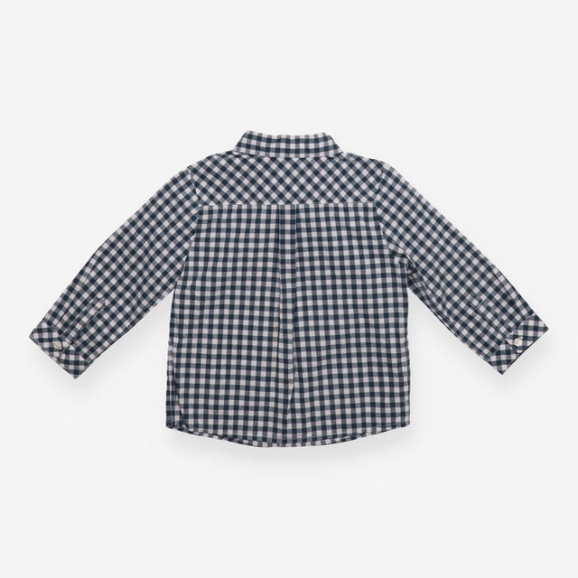 Shirt Long Sleeve Blue Check