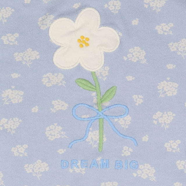 Pyjamas Blue With Flowers 