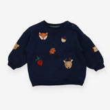 Navy Woodland Sweater
