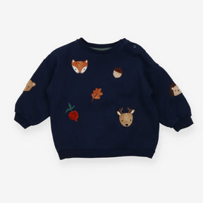 Navy Woodland Sweater