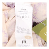 Dixie Italy Cream Purple Floral Cotton Button Fron