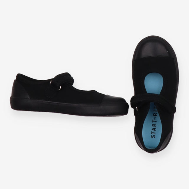 Black School Pumps