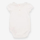 Bodysuit White with Lace Collar