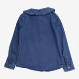 Shirt long sleeves denim collared