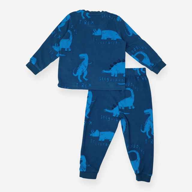 Pyjamas fleece blue dinosaurs