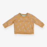 Sweatshirt Jersey mustard Giraffe Print